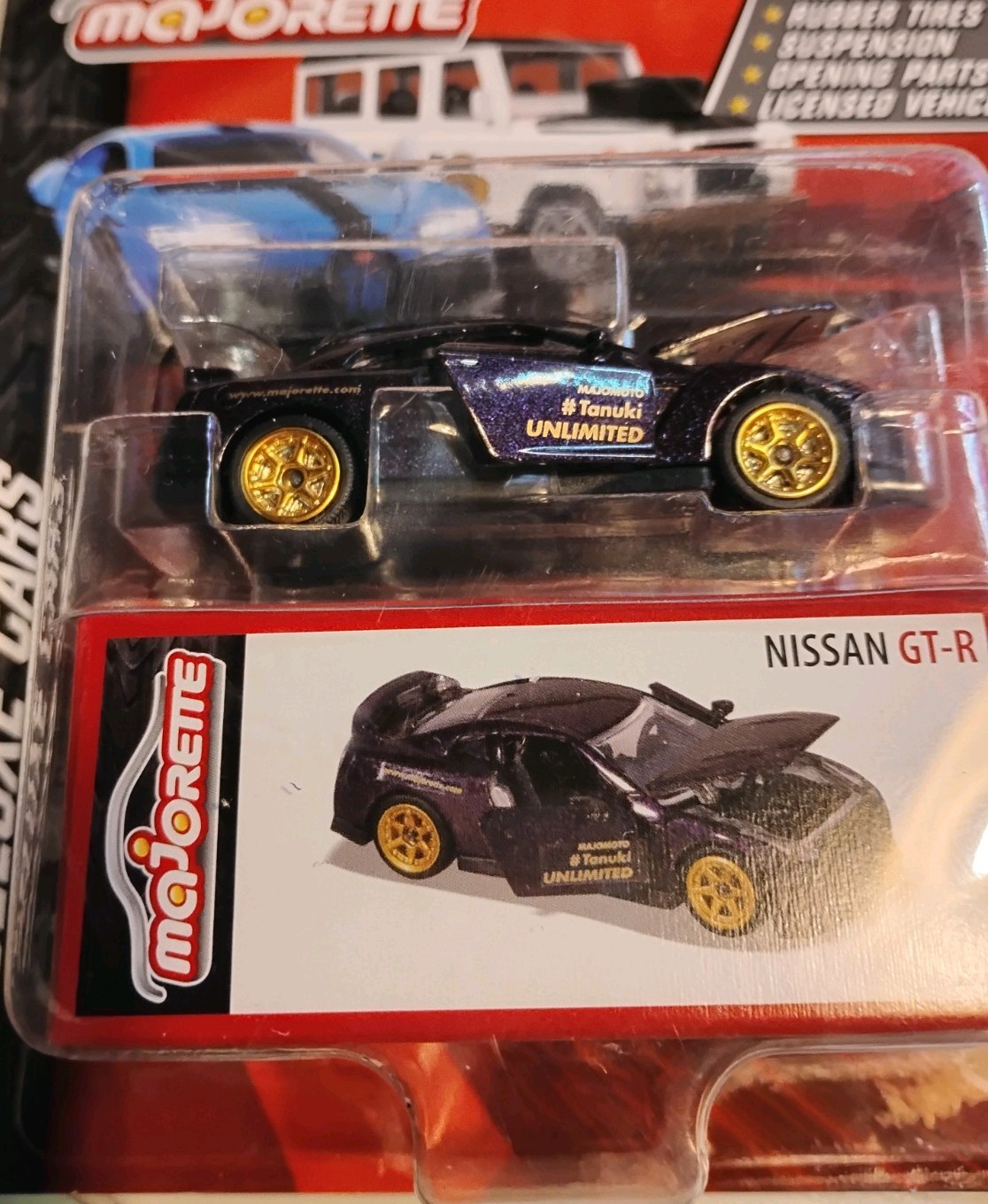SAT SALE 10-5EAST)Majorette Deluxe GT-R , Rubber Tires, Opening Parts