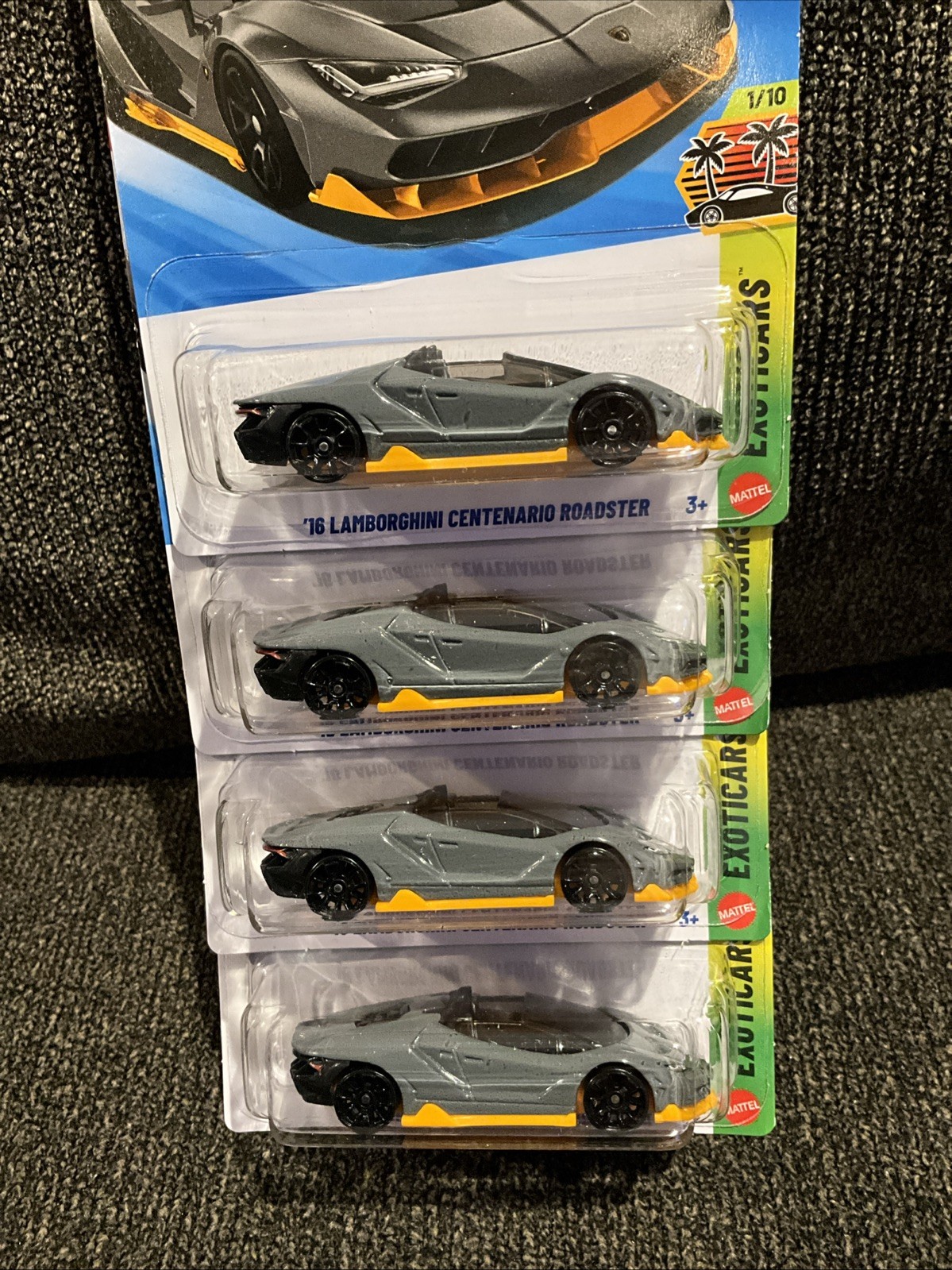 Hot Wheels 2026 Kroger Exclusive ’16 Lamborghini Centenario Roadster (Lot Of 4)