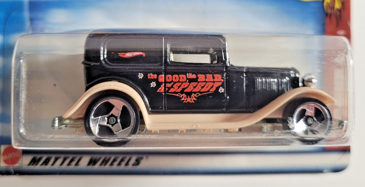 Hot Wheels 2002 Wild Frontier 2/4 ’32 Ford Delivery Black/Tan