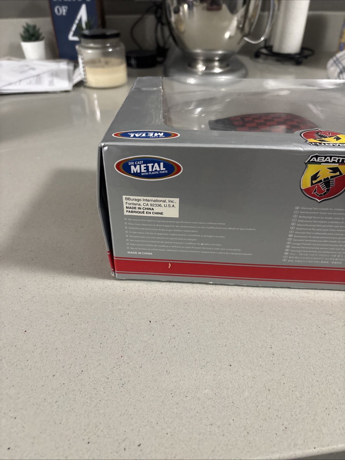 1/18 Abarth 500 ABARTH500 Dealer Officially Licensed Black 2008