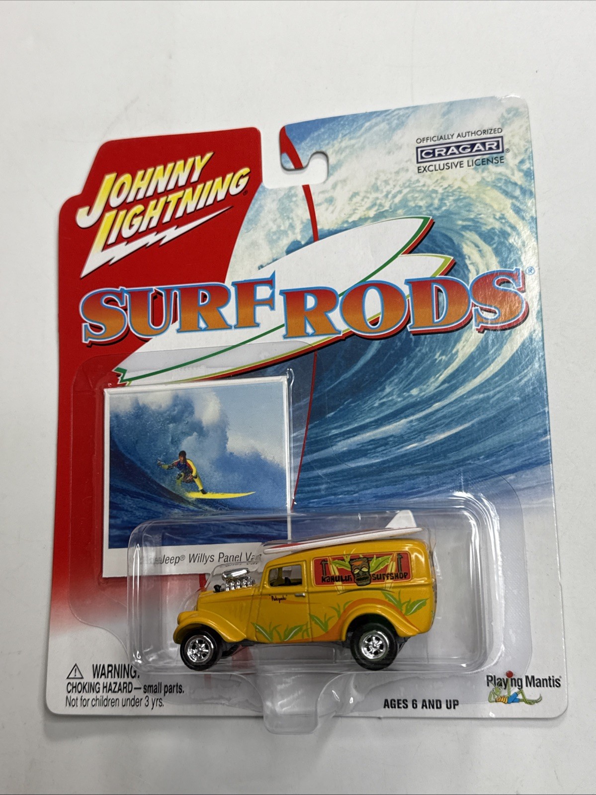 Vintage Johnny Lightning Surf Rods 1933 JEEP WILLYS Panel Van Hot Rod Custom