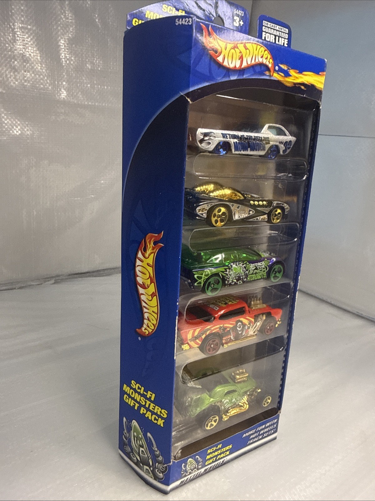 2000 HOT WHEELS SCI-FI MONSTERS GIFT PACK 5 CAR SET NEW UNOPENED PACKAGE 54423
