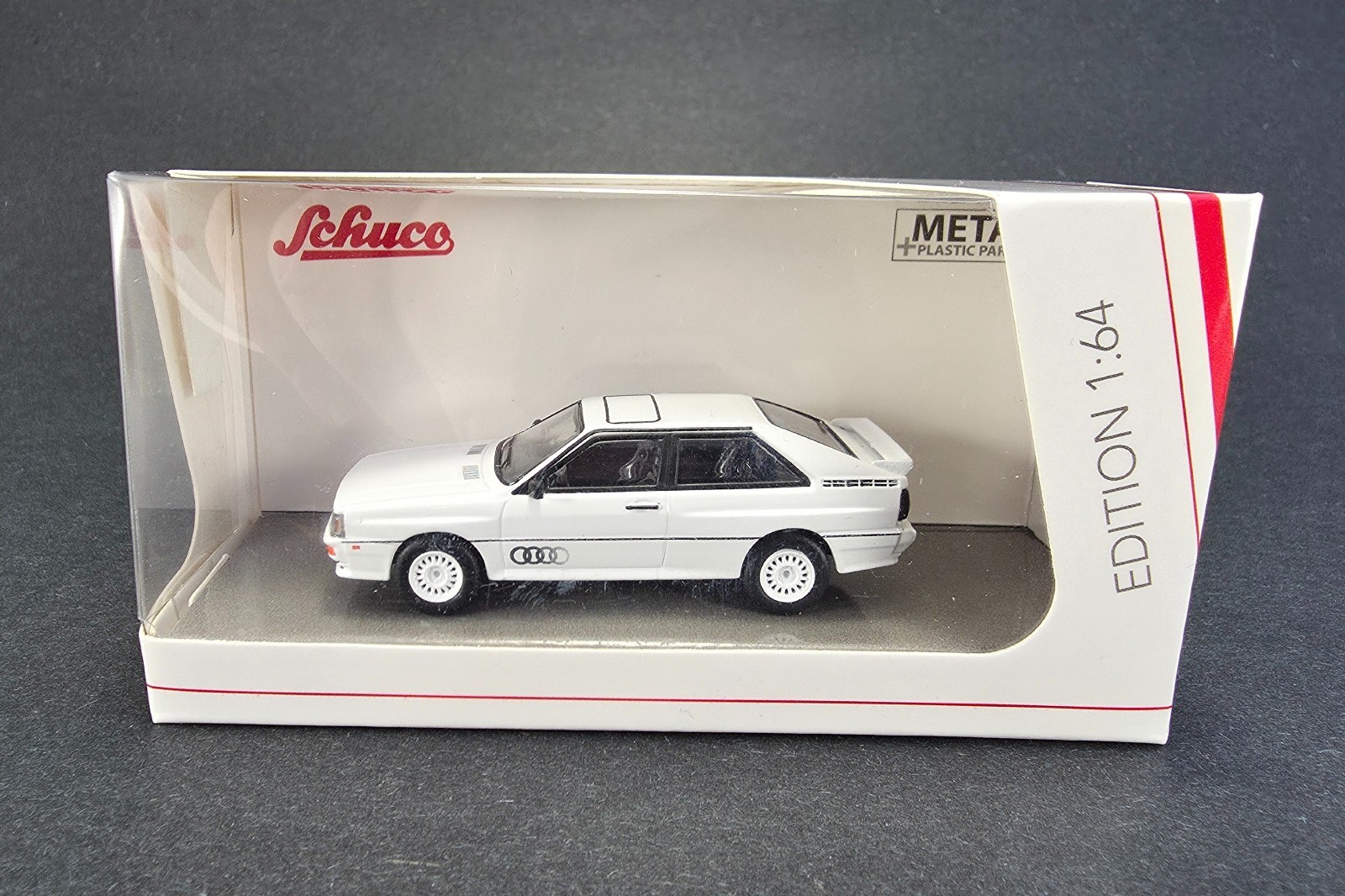 Schuco 1:64 Audi Quattro Turbo Coupe (ur-Quattro) | 450036900 | White | MIB