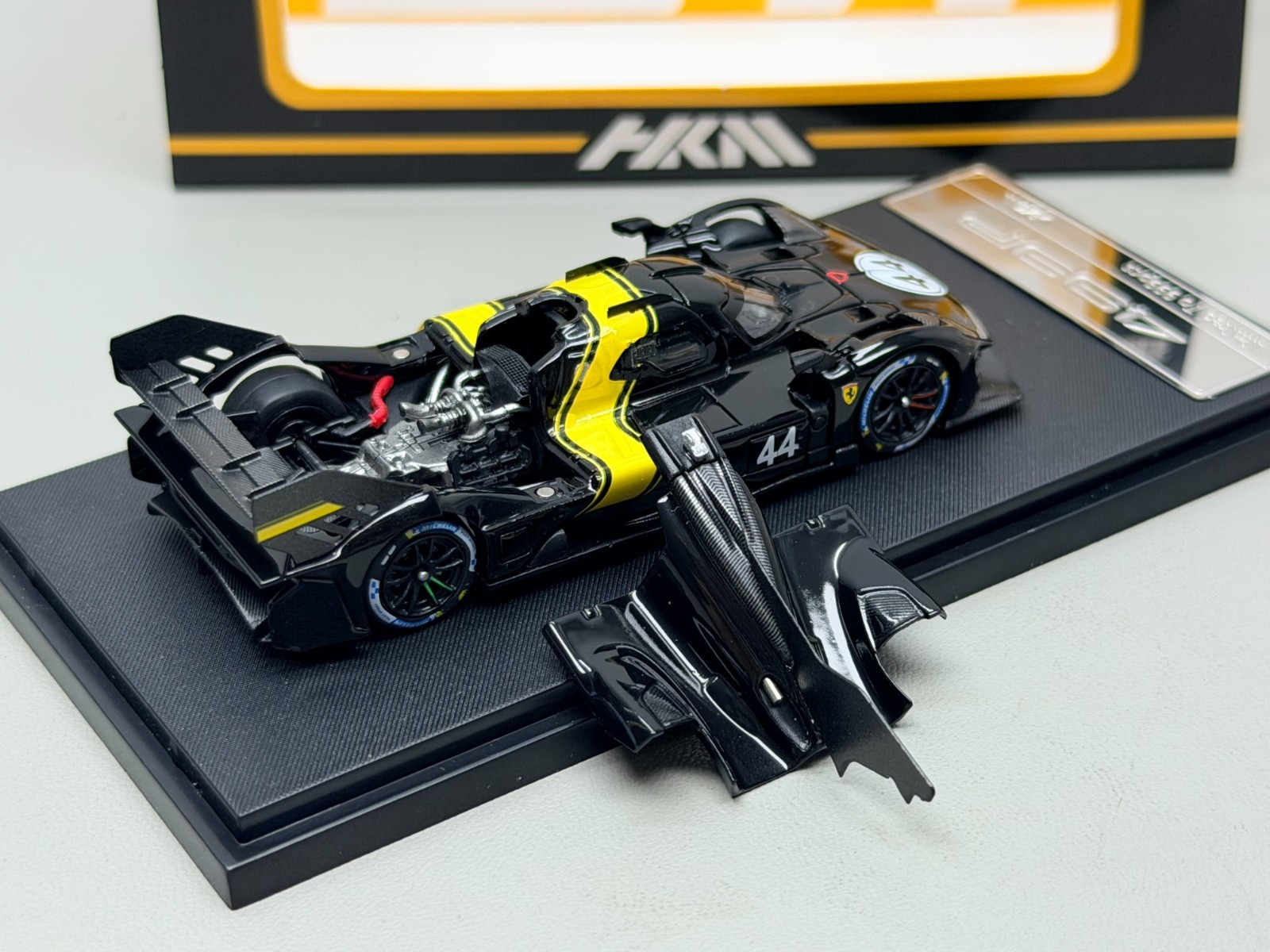 HKM 1/64 Ferrari 499P Hypercar Le Mans Alloy Car Model