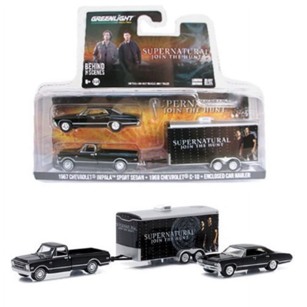 Greenlight 1:64 Supernatural 1967 Chevrolet Impala Sport Sedan 1968 Chevrolet C1