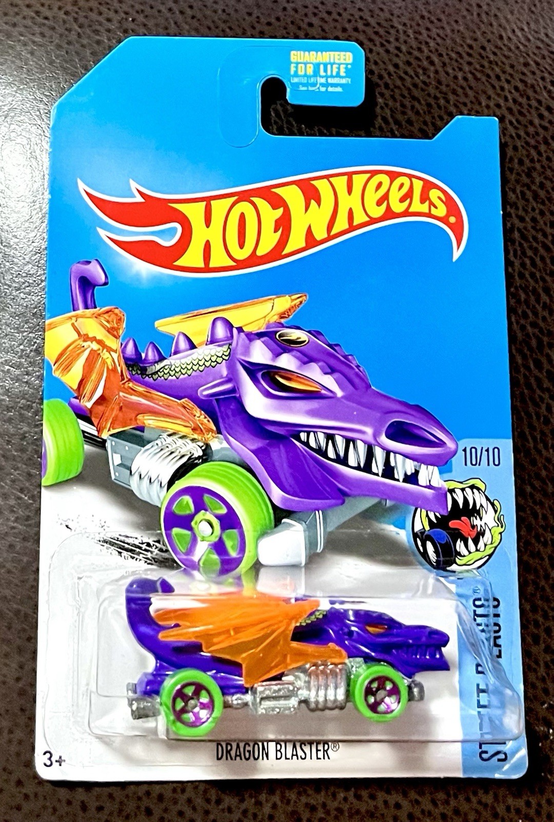 🏁 Hot Wheels 2017 Treasure Hunt Purple Dragon Blaster HW Street Beasts 🏁
