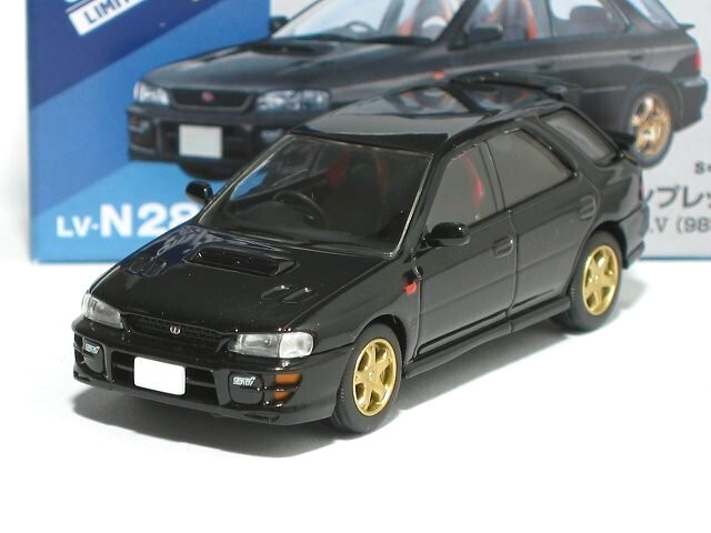 Tomica Vintage Subaru Impreza Pure Sport Wagon WRX STi Ver.V Model 1/64 LV-N281d