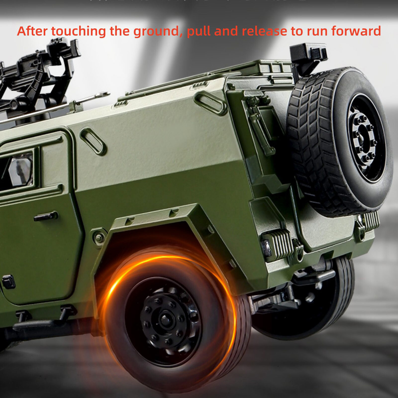 1/18 Scale 24cm For DongFeng Mengshi 3th Generation Off Road Vehicle Model WW