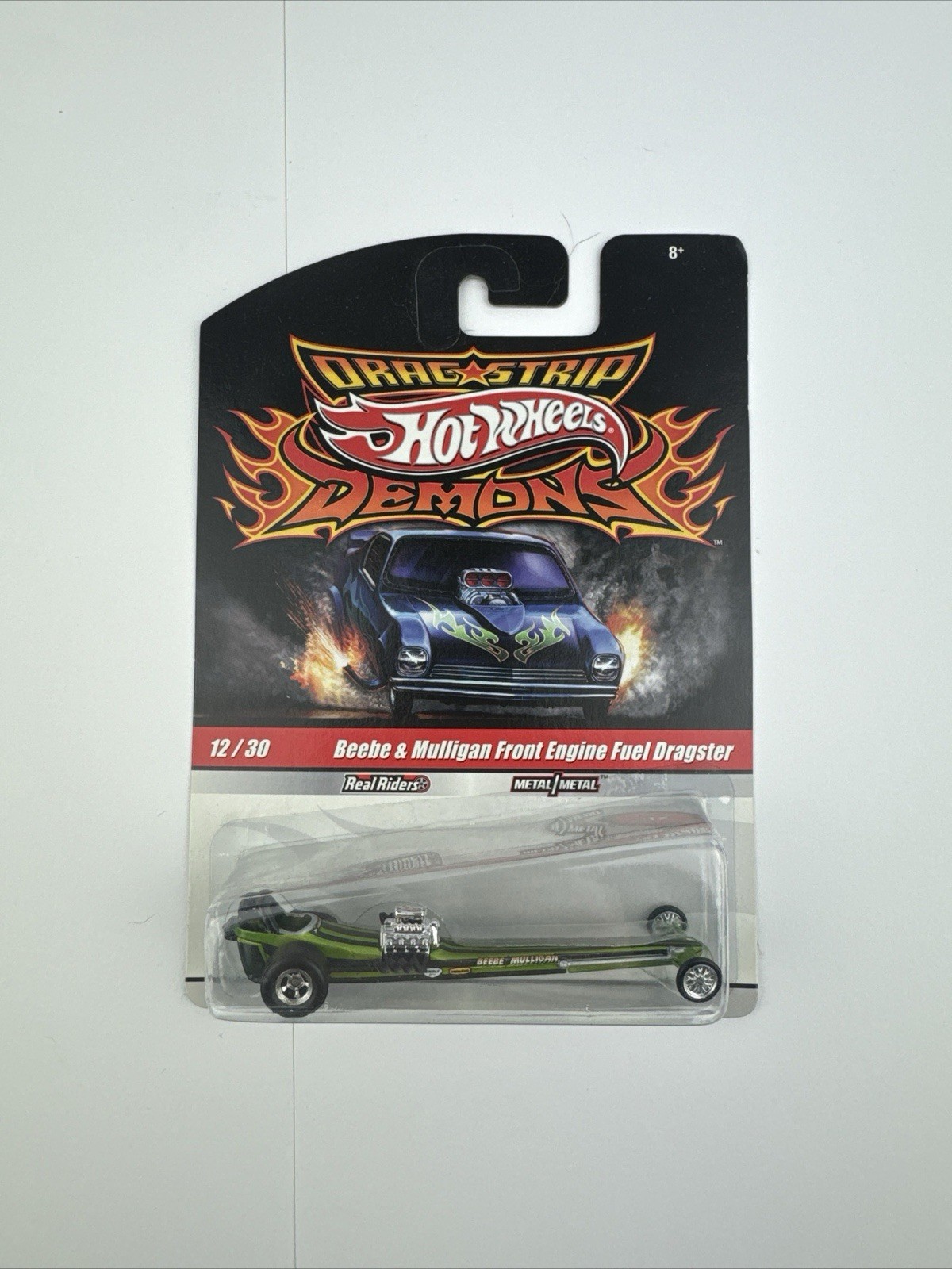 Hot Wheels Drag Strip Demons #12 Beebe & Mulligan Front Engine Fuel Dragster RR