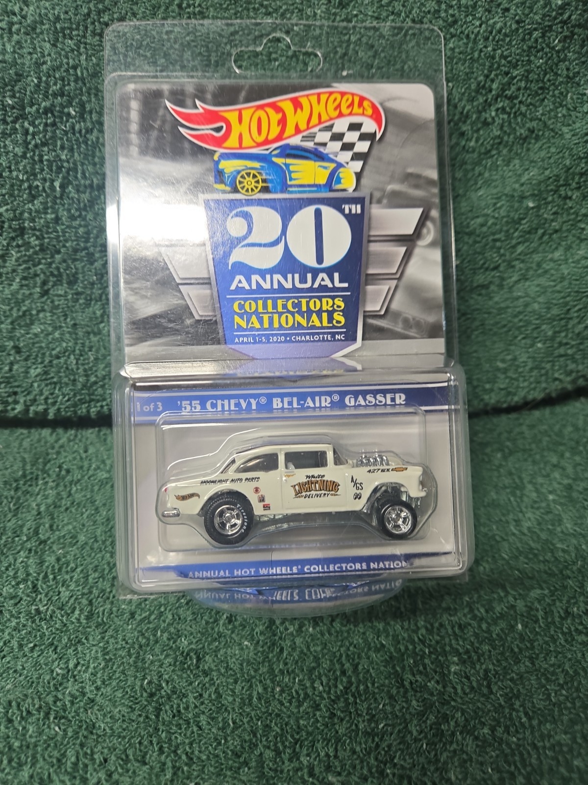 Hot Wheels Collectors Nationals 20th ’55 Chevy Bel Air Gasser 4011/6500