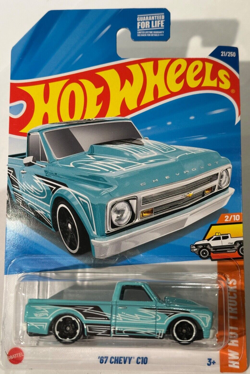 2025 HOT WHEELS, ’67 CHEVY C10, 2/10 HW HOT TRUCKS, 21/250