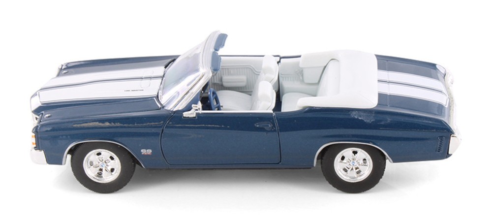 1971 Chevrolet Chevelle SS 454 1/24 Scale Diecast Model by Welly – BLUE