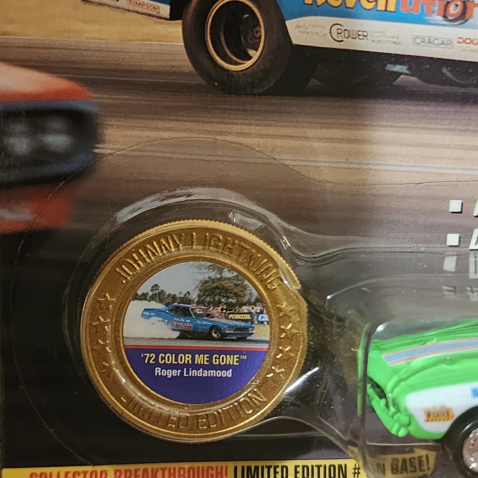 Johnny Lightning Dragsters USA ’72 Color Me Gone Collectible Diecast Car 1995