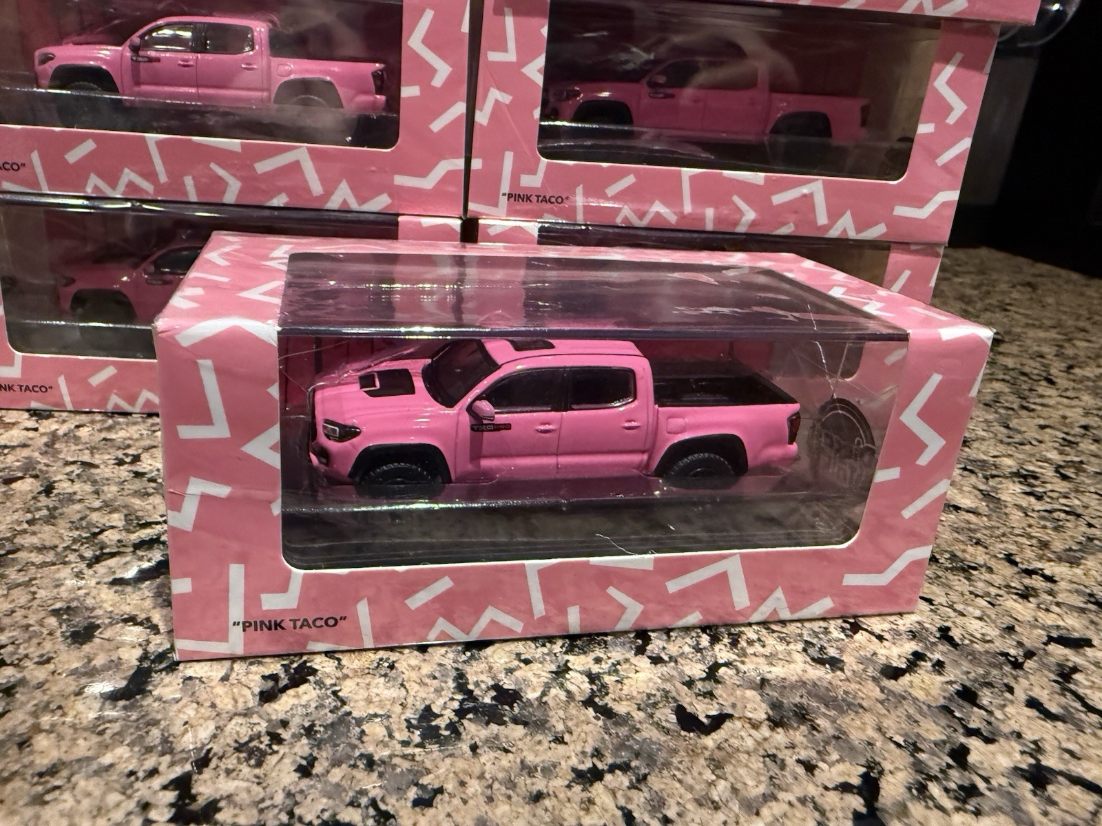 1/64 DiecastTalk Exclusive GCD Toyota Tacoma TRD PRO Pink Taco 1.0 New