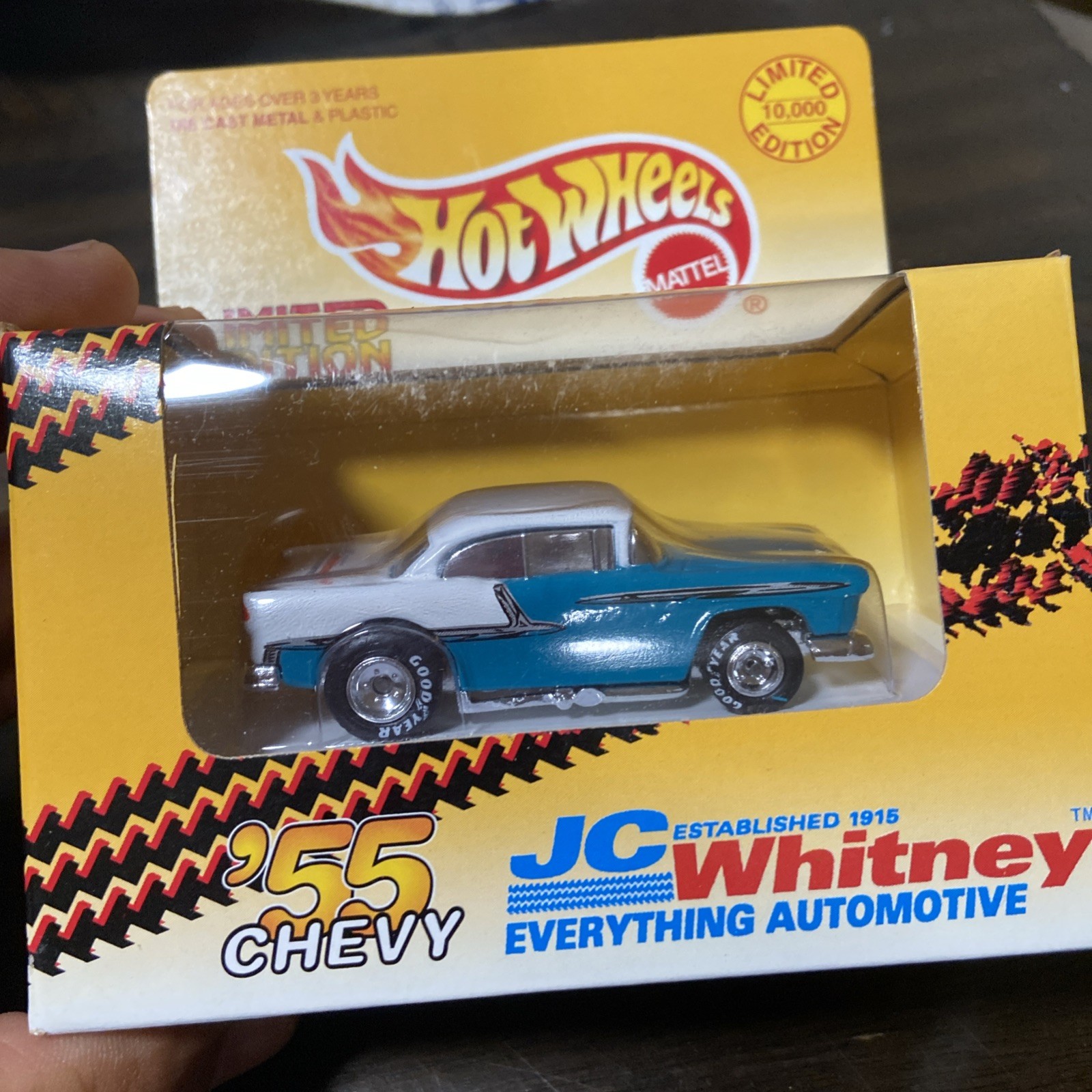 1997 Hot Wheels JC Whitney ’55 Chevy Exclusive Limited Edition 1 Of 10000 Aqua