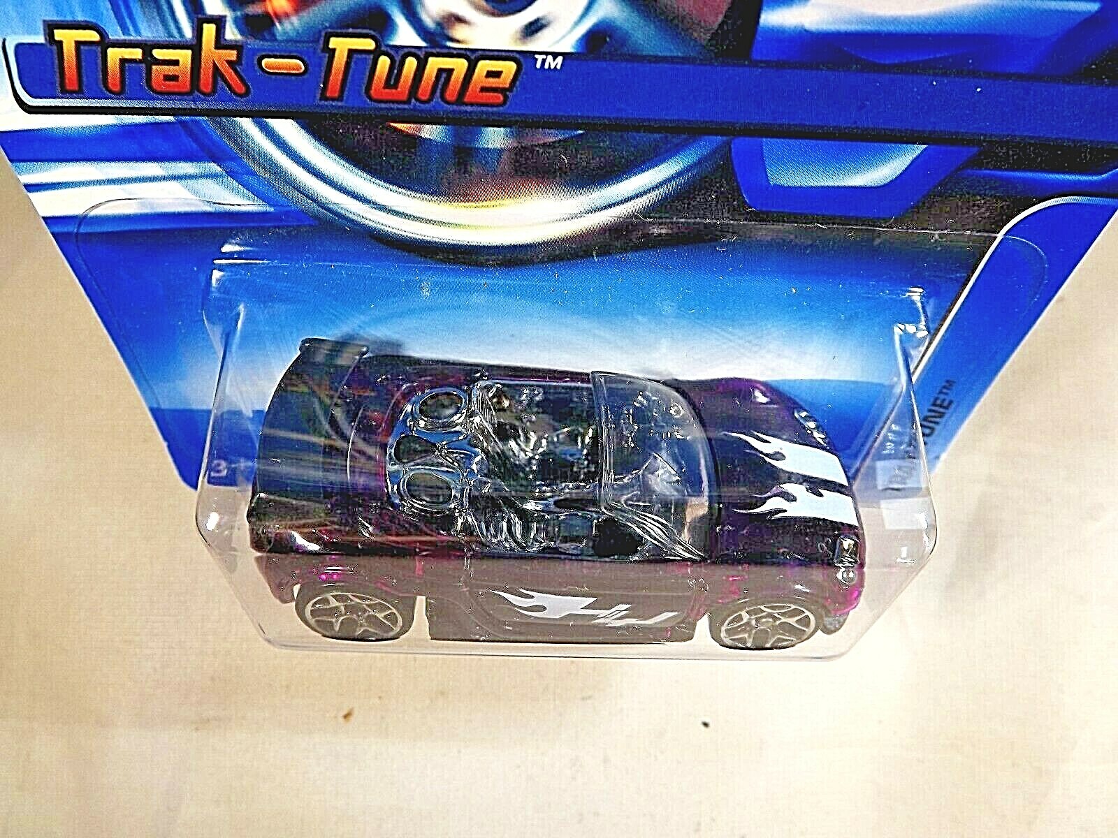 2006 Hot Wheels Mainline/Collector #143 TRAK-TUNE Purple Variant w/Chrome 5Y Sp