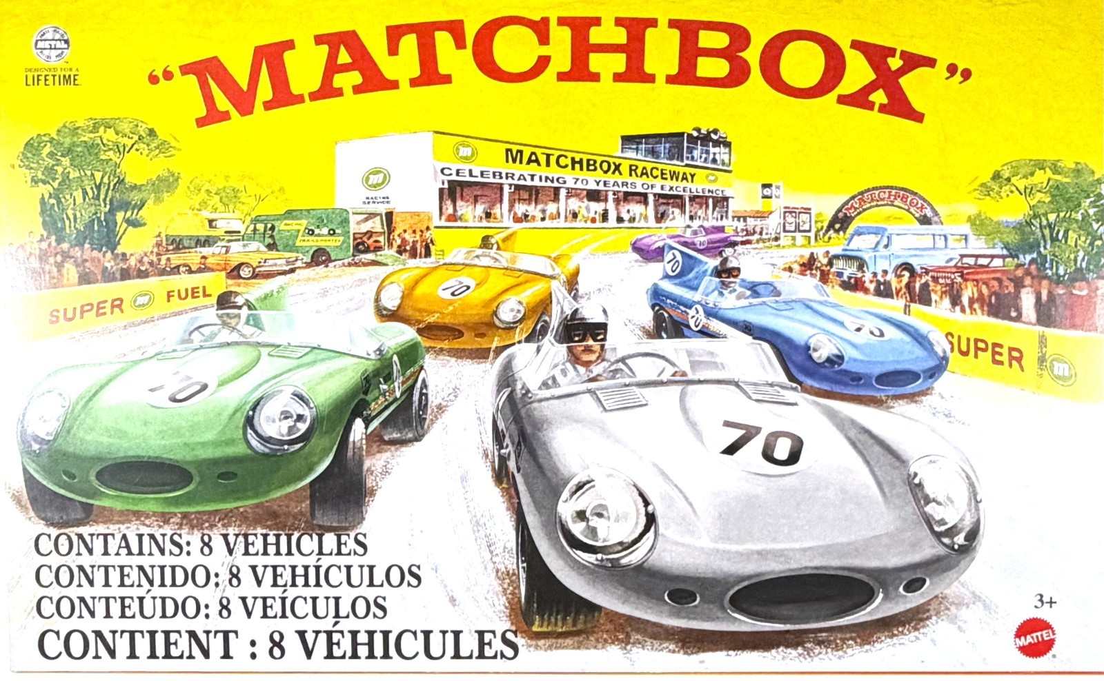 Matchbox 2023 70th Anniversary Collectors Bundle Set of 8 (inc Nismo GT-R R35)