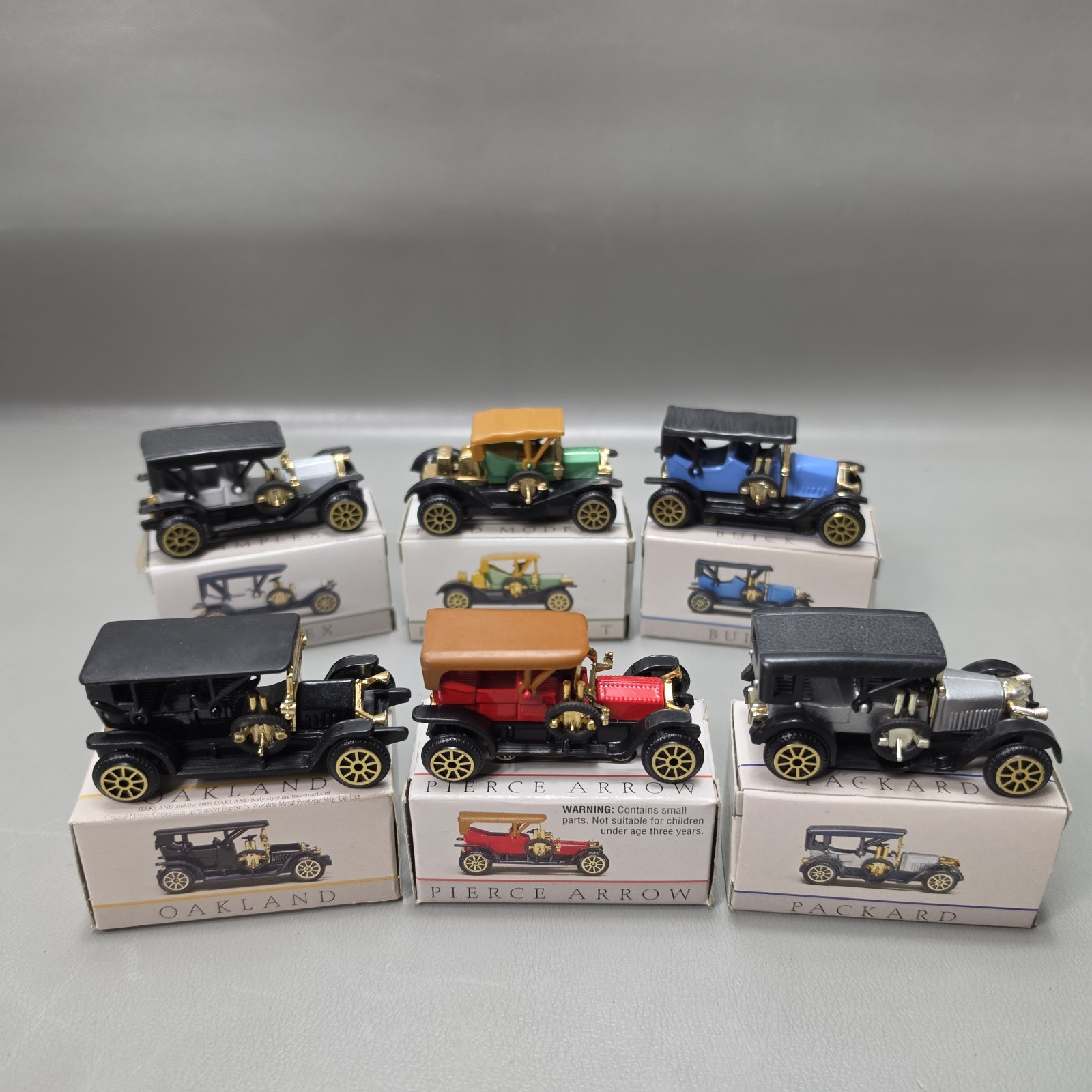 Readers Digest 1:64 Scale Diecast Collectors Cars 6 In Boxes Ford Buick Packard