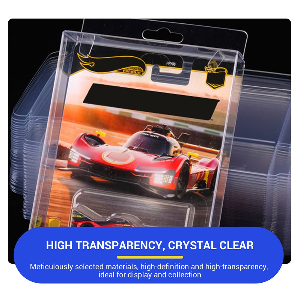 5-100x Display Protector Box For Hotwheels Premium Series Car/Pop/Retro Culture