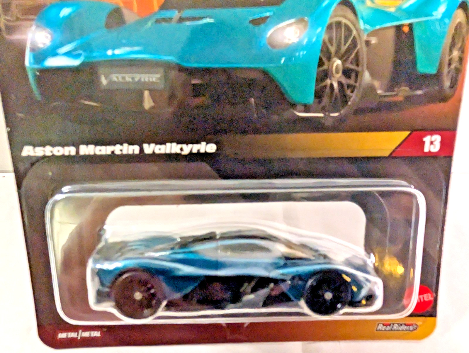 2025 Hot Wheels Elite 64 Aston Martin Valkyrie HWR91 Real Riders #13 Metal NEW!