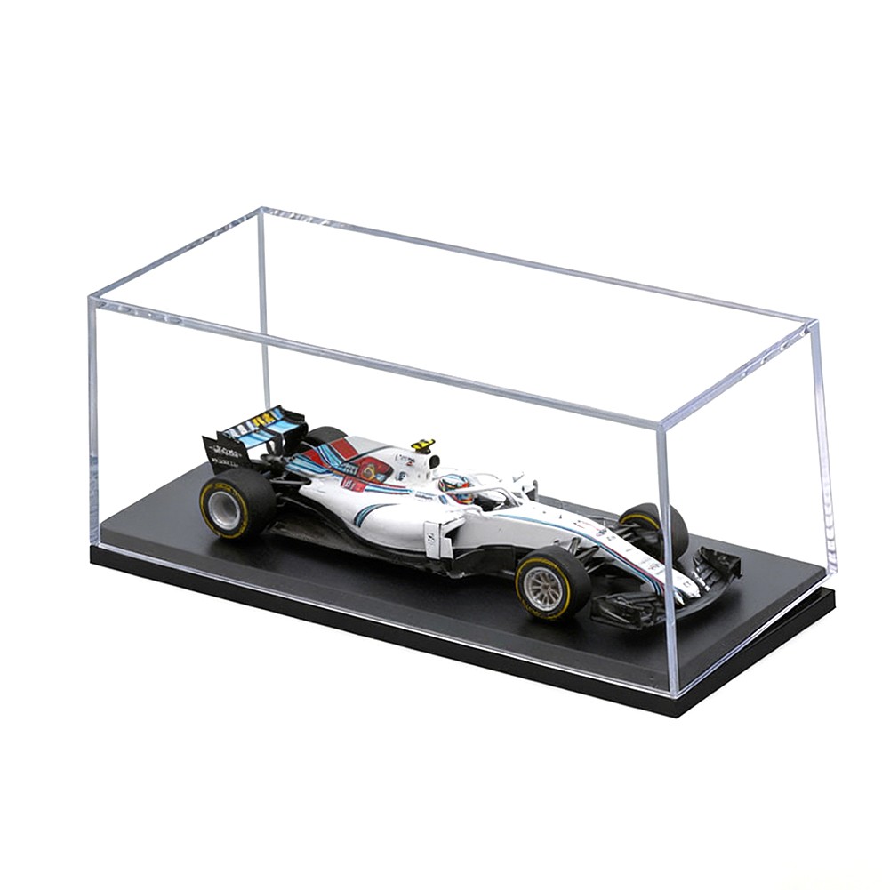 Clear Acrylic Display Case Dustproof Showcase Box for F1 1/43 Scale Model Car