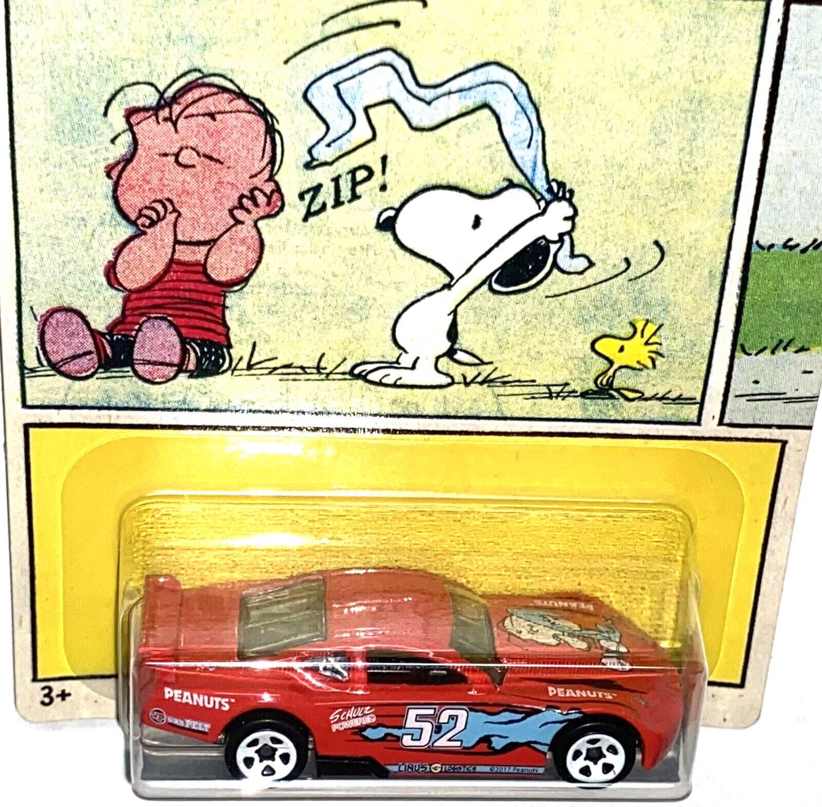 Hot Wheels CIRCLE TRACKER Peanuts Snoopy Linus #5/6 IN PROTECTOR