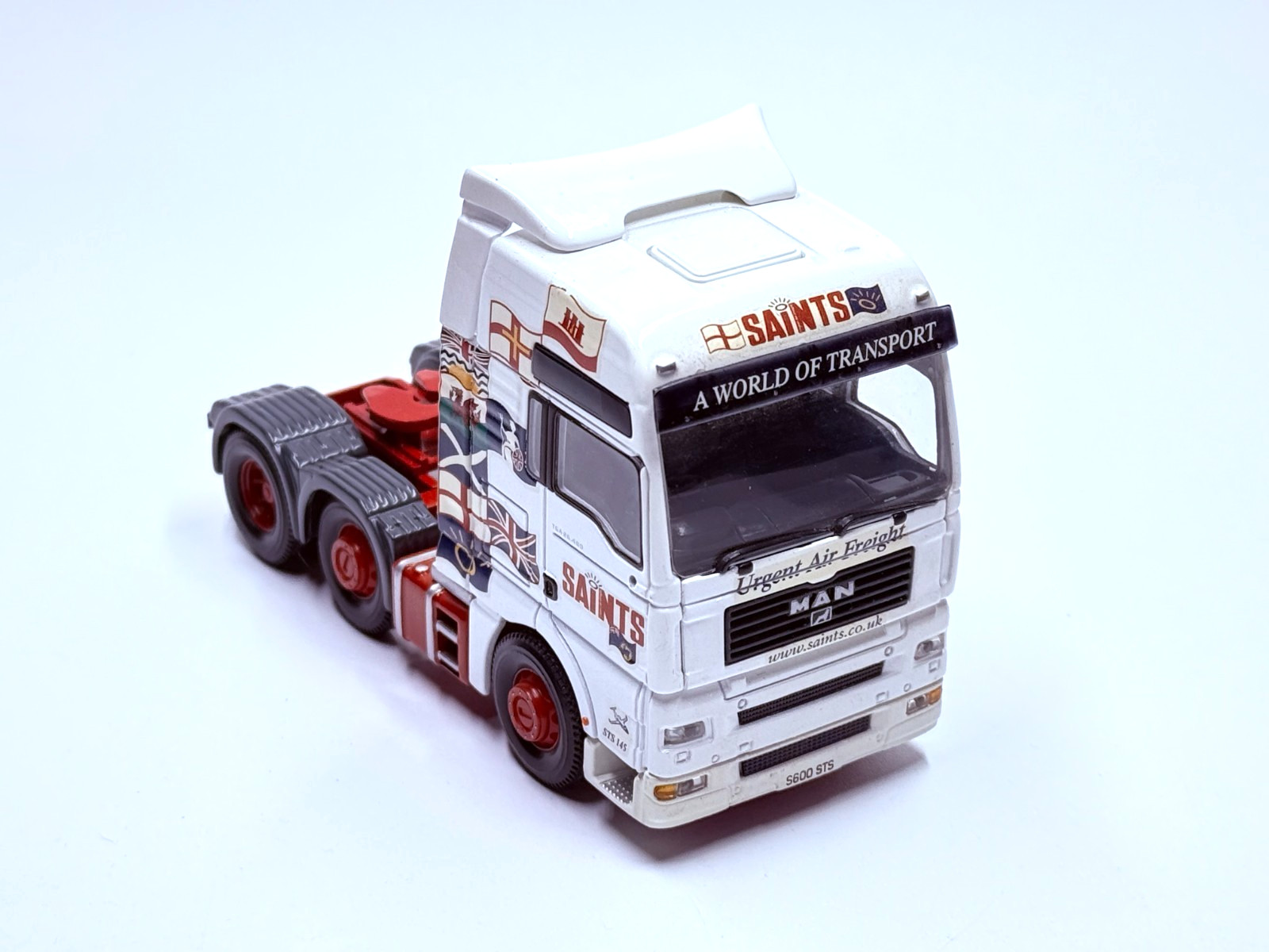 CORGI MAN TGA TRACTOR UNIT MODEL ONLY SAINTS CC13406 1:50
