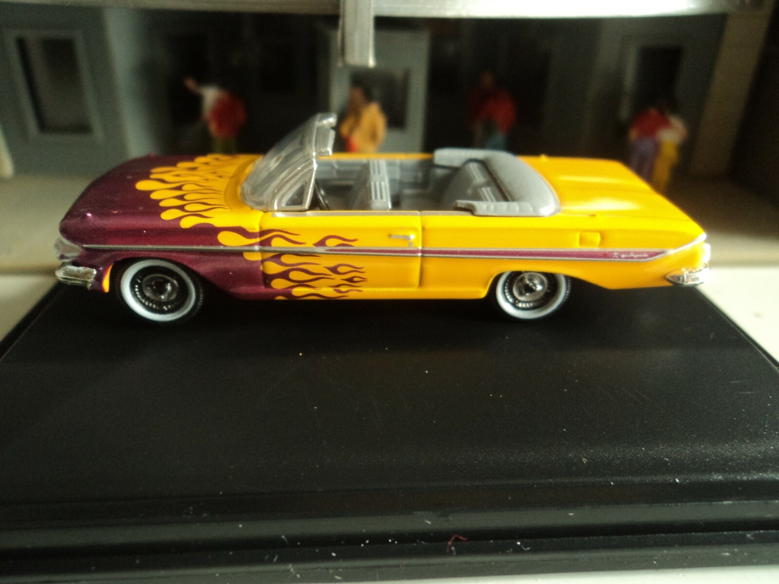 Oxford 1961 CHEVROLET IMPALA Conv. Hot Rod 1/87 HO diecast car GM