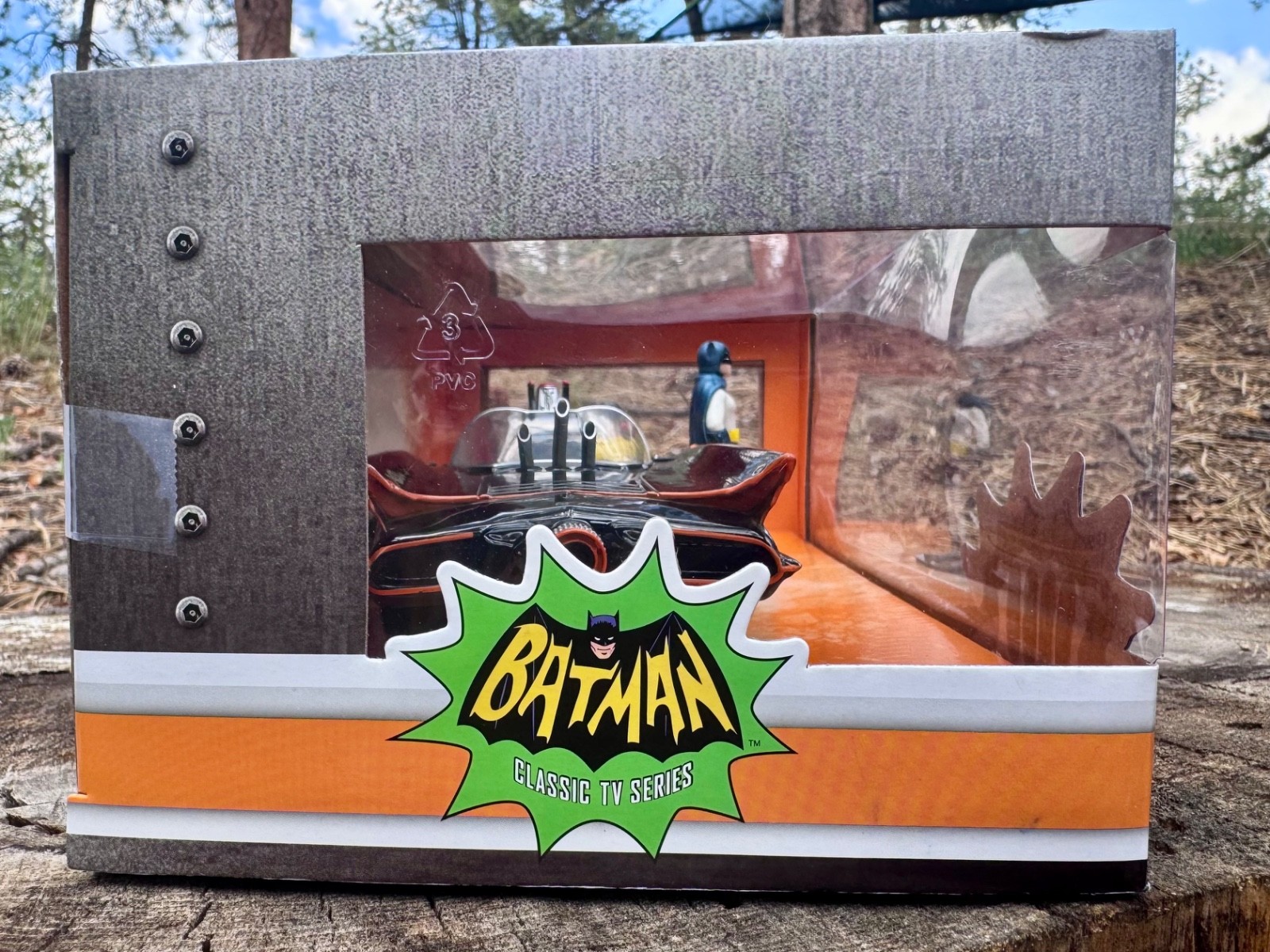1966 Batmobile Die-Cast Car with Batman and Robin Figures – Mint Condition