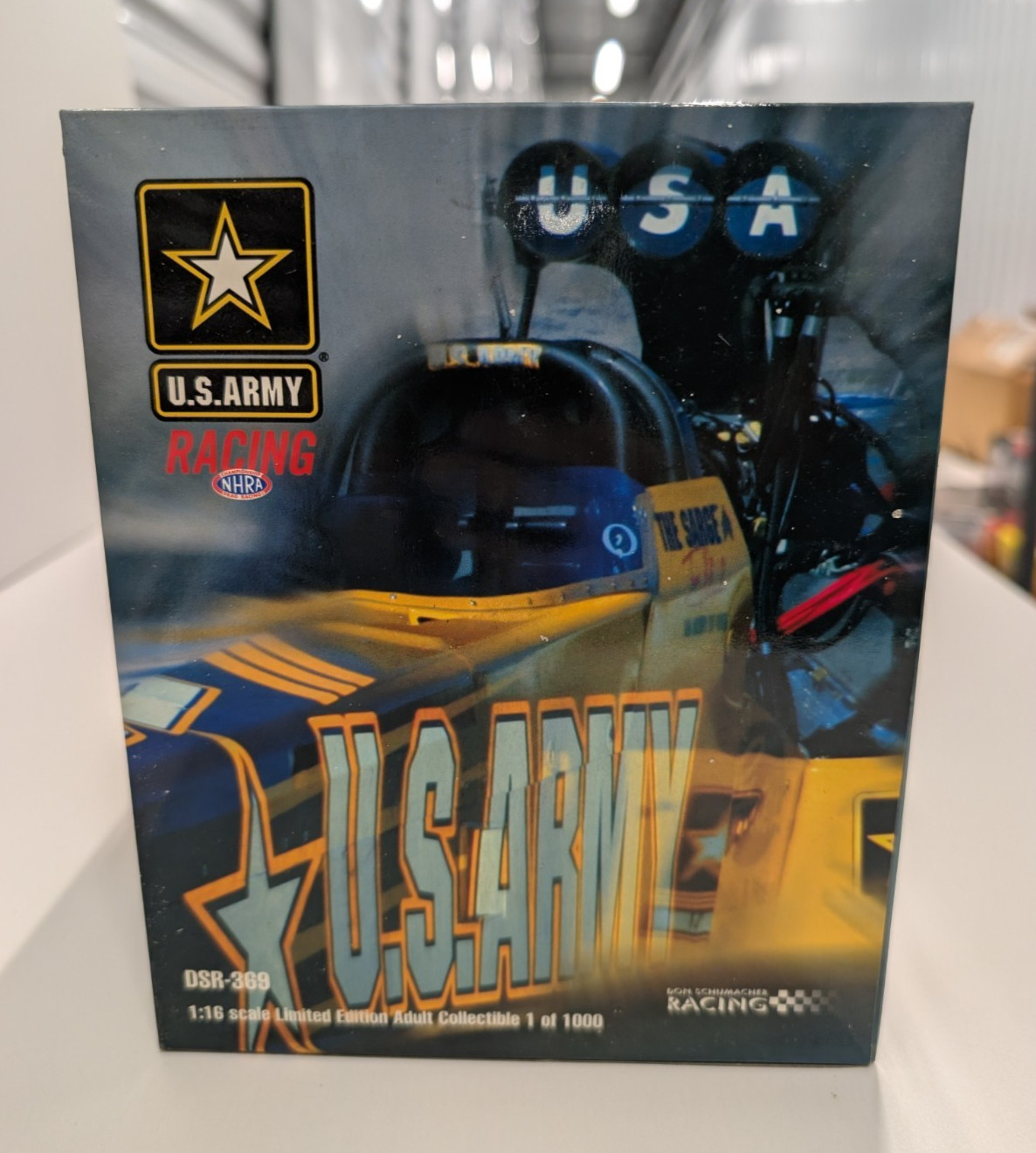 Milestone 2004 Tony Schumacher U.S. Army Sarge 1/16 Top Fuel Dragster NHRA As Is