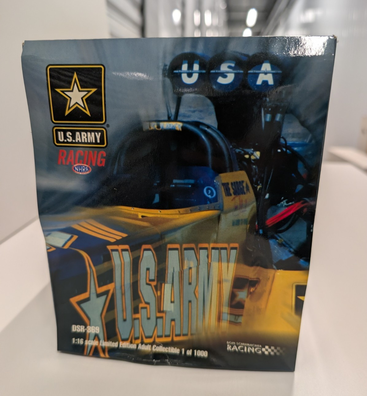 Milestone 2004 Tony Schumacher U.S. Army Sarge 1/16 Top Fuel Dragster NHRA As Is