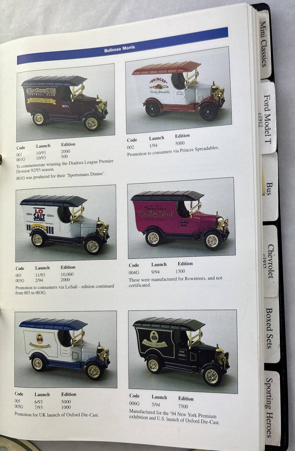 Oxford Diecast Collectors Catalogue and Guide&5Cars Please See All Photos (251)
