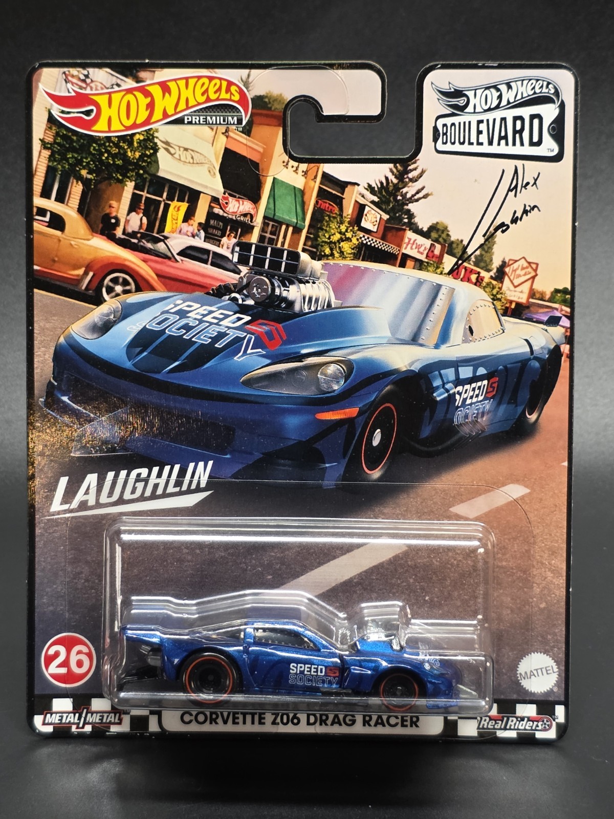Hot Wheels Boulevard Laughlin Corvette Z06 Drag Racer