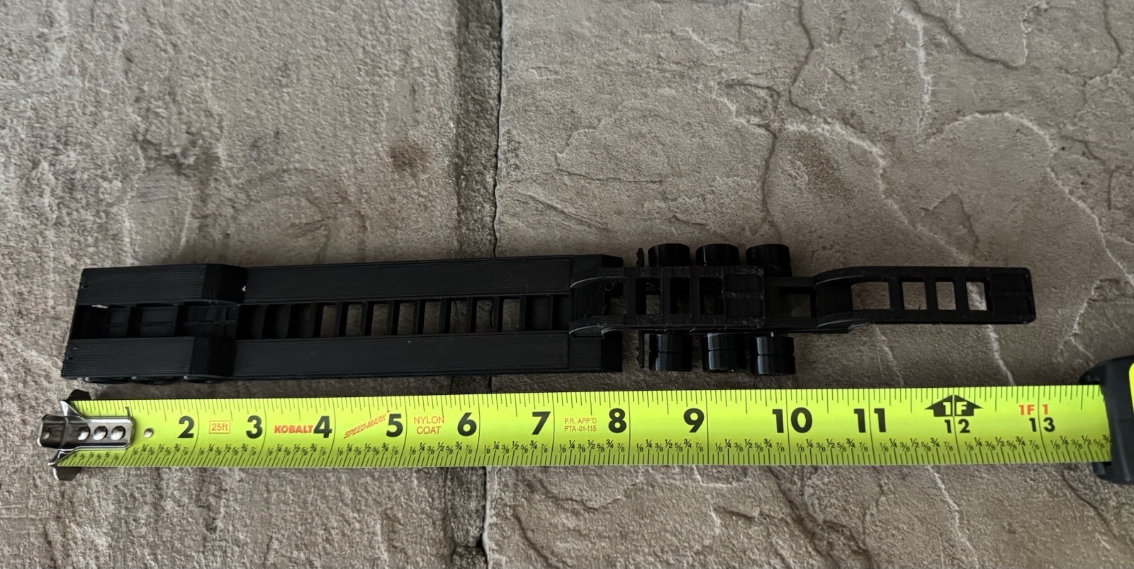 1:64 Scale 3 Axel Low Boy Trailer With converter dolly – Black – Heavy Haul
