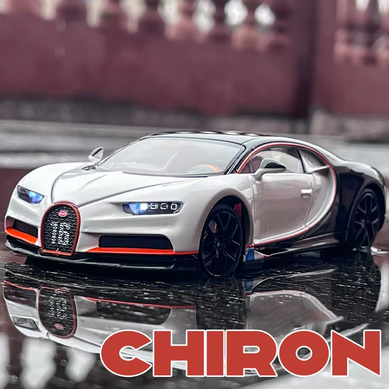 JKM 1:32 Bugatti Chiron Supercar Alloy Model Car Toy Diecasts Metal Casting Soun
