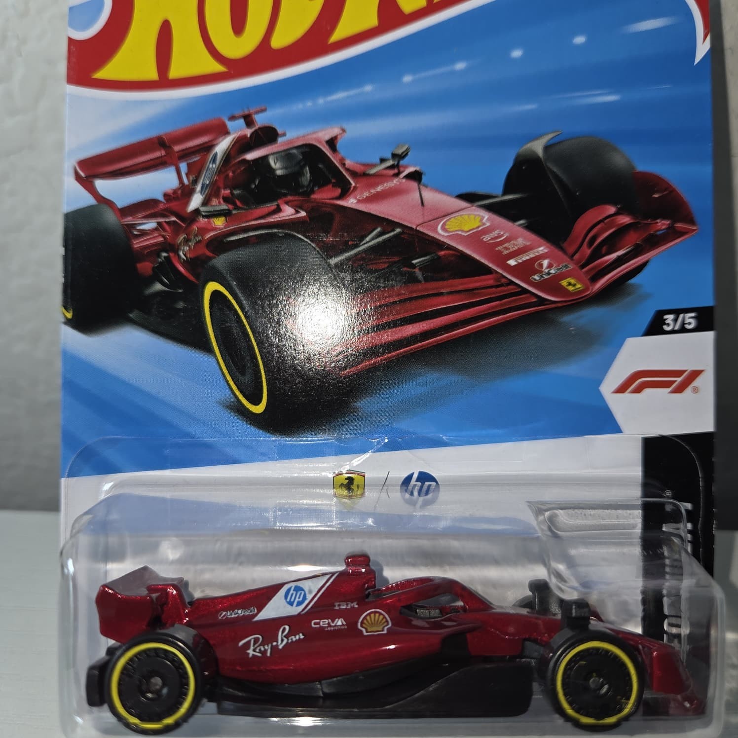2026 Hot Wheels Mainline Formula 1 Scuderia Ferrari HP G Case set of 2