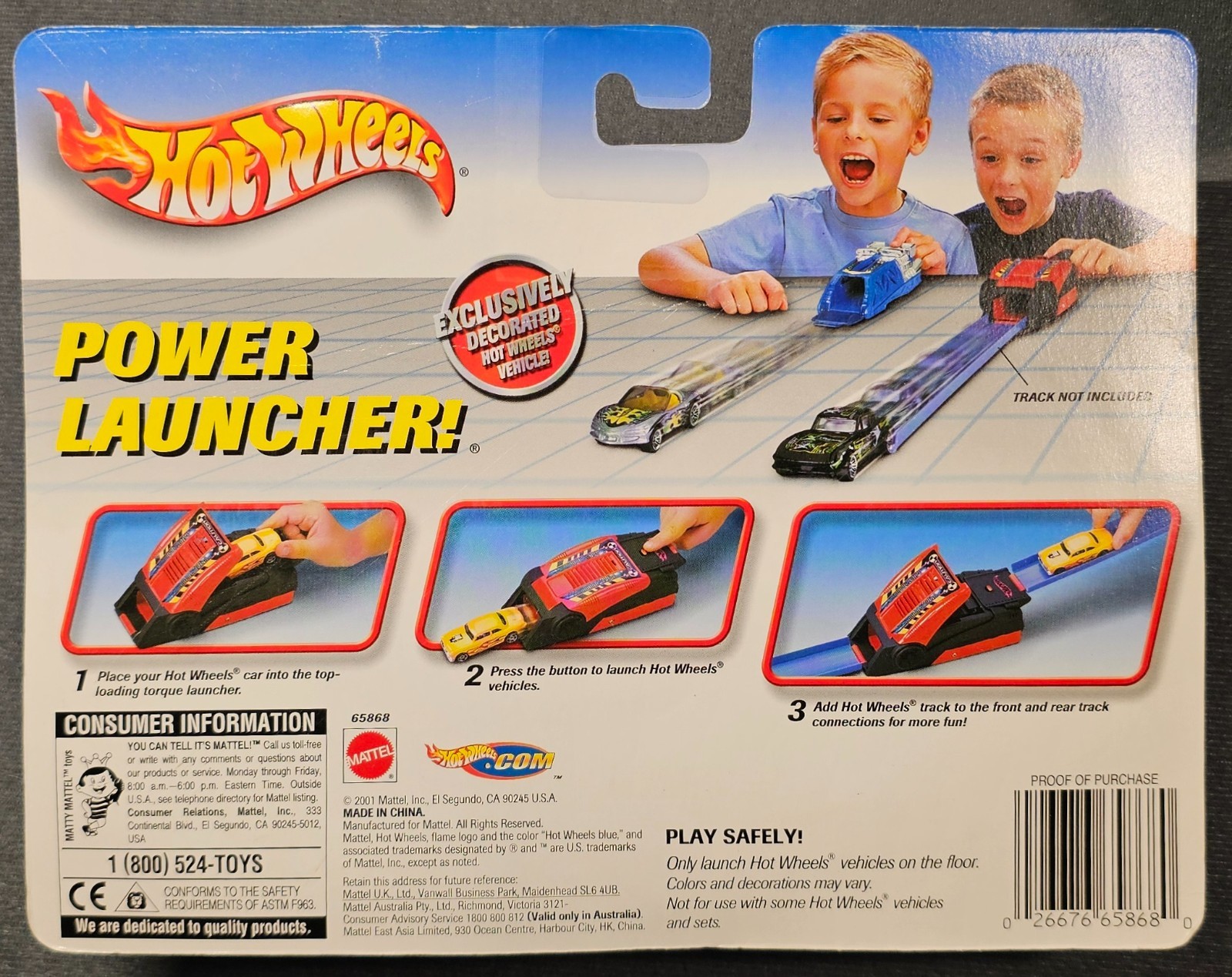 VHTF Hot Wheels Power Launcher Morris Mini Cooper in orange