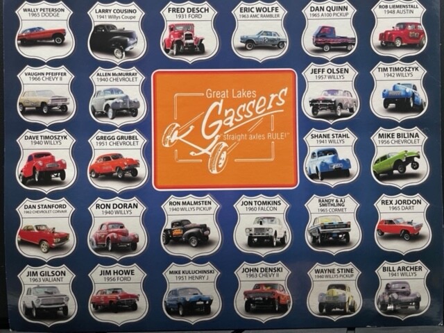 VRHTF NHRA RARE SUPER COOL AWESOME “GREAT LAKE GASSERS” HAND OUT