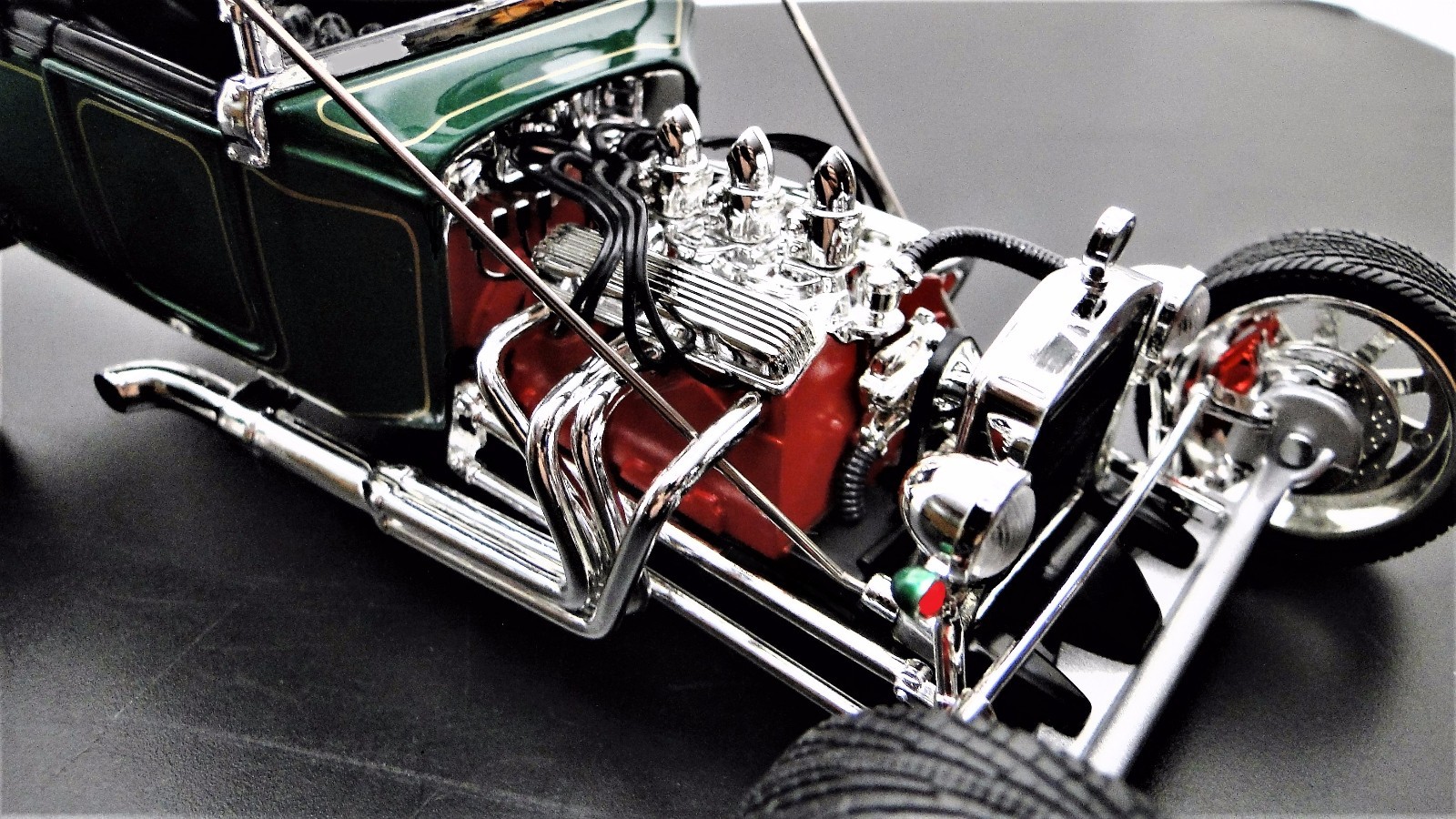 Hot Rod Dragster Racing1 18Classic Race Car12Custom Built GT Metal Body Model24