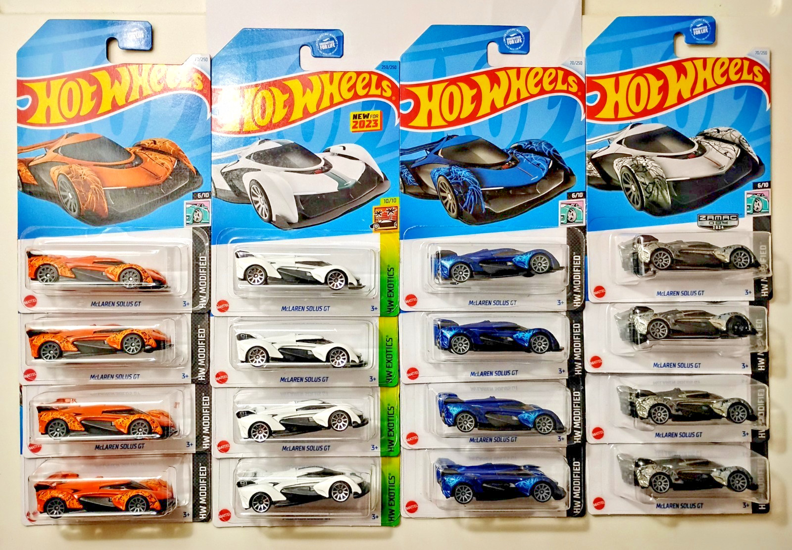 2023 2024 Hot Wheels ZAMAC Lot 16 McLaren Solus GT HW Modified HW Exotics
