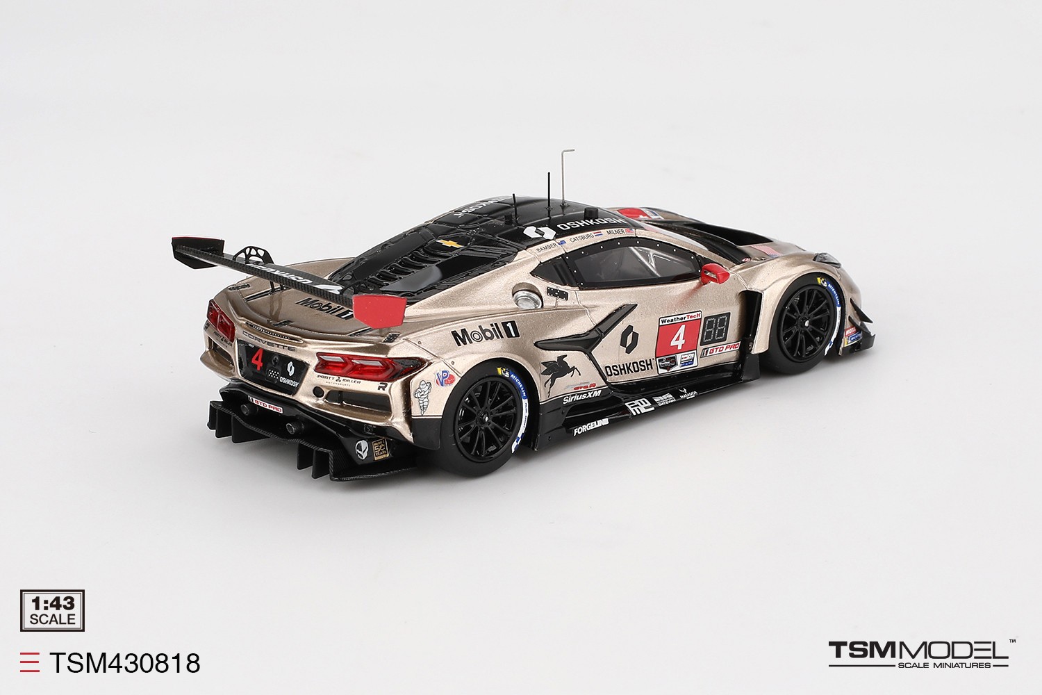 TSM-Model Chevrolet Corvette Z06 GT3.R – 2024 12hr Sebring 1:43 Car TSM430818