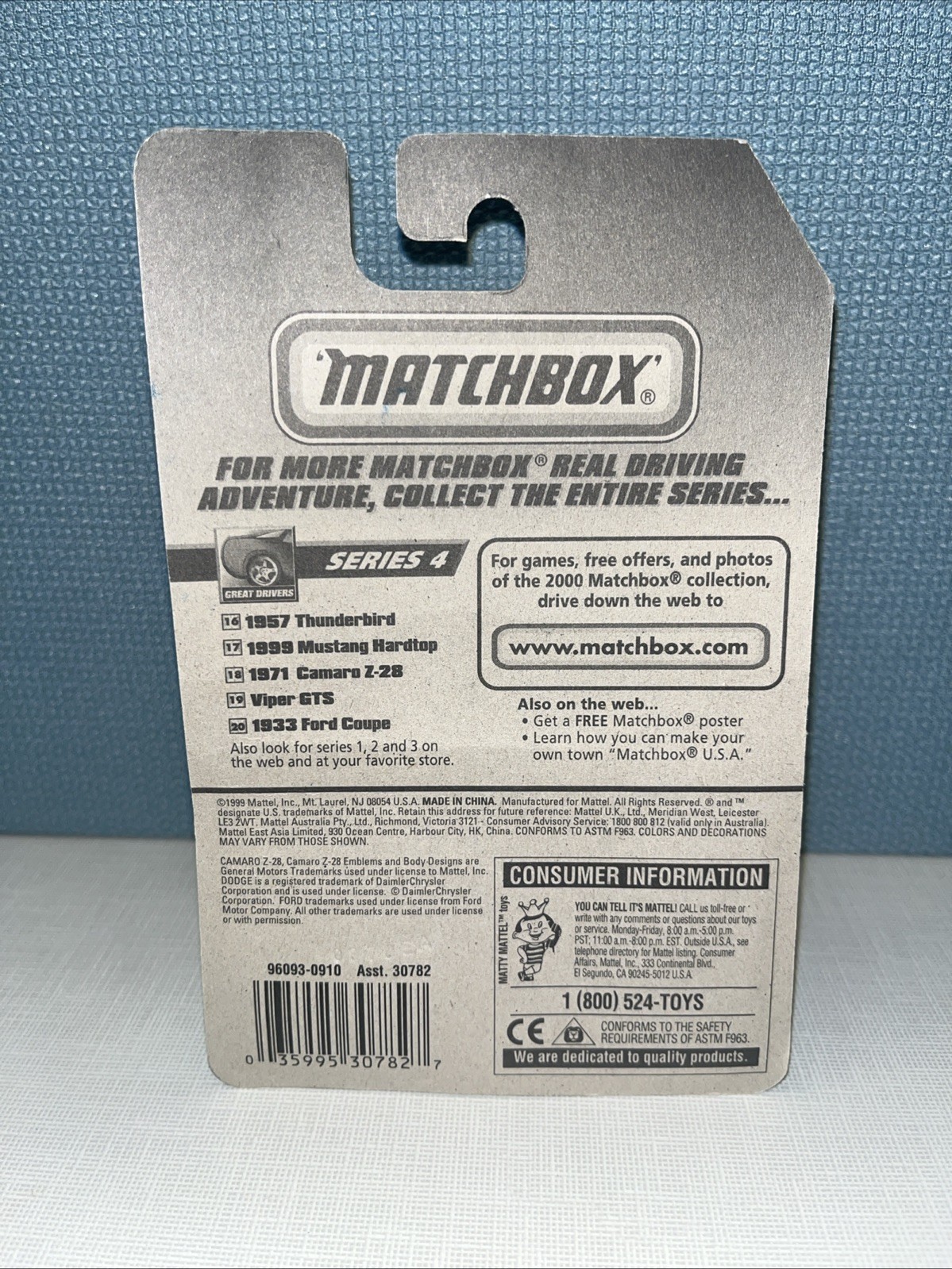 Matchbox 1933 Ford Coupe #20/100 1999 China