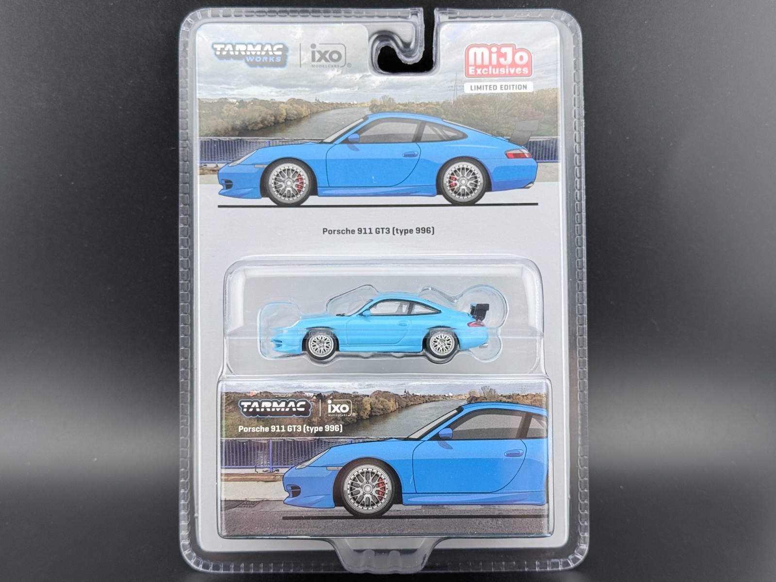 Tarmac Works Porsche 911 GT3 (Type 996) Light Blue Global64 1/64