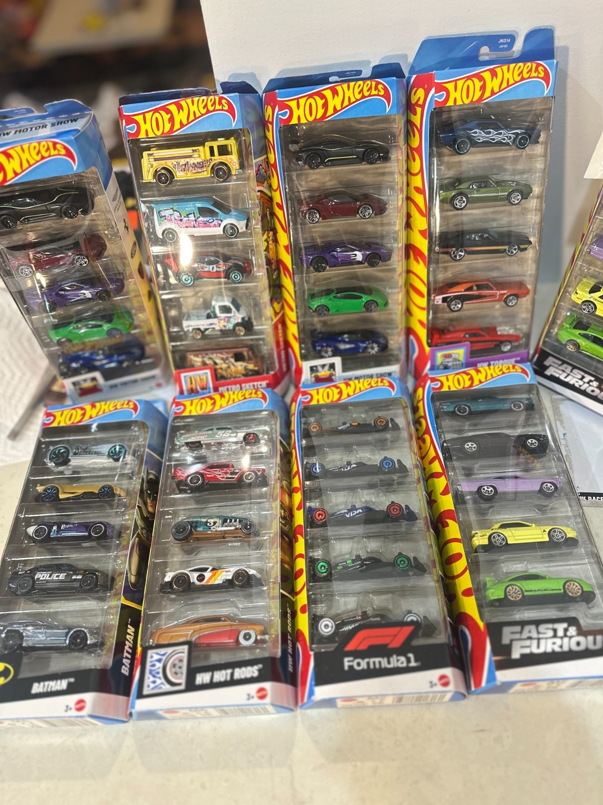 🔥Hot Wheels 5 Packs Variations Worldwide Shipping
