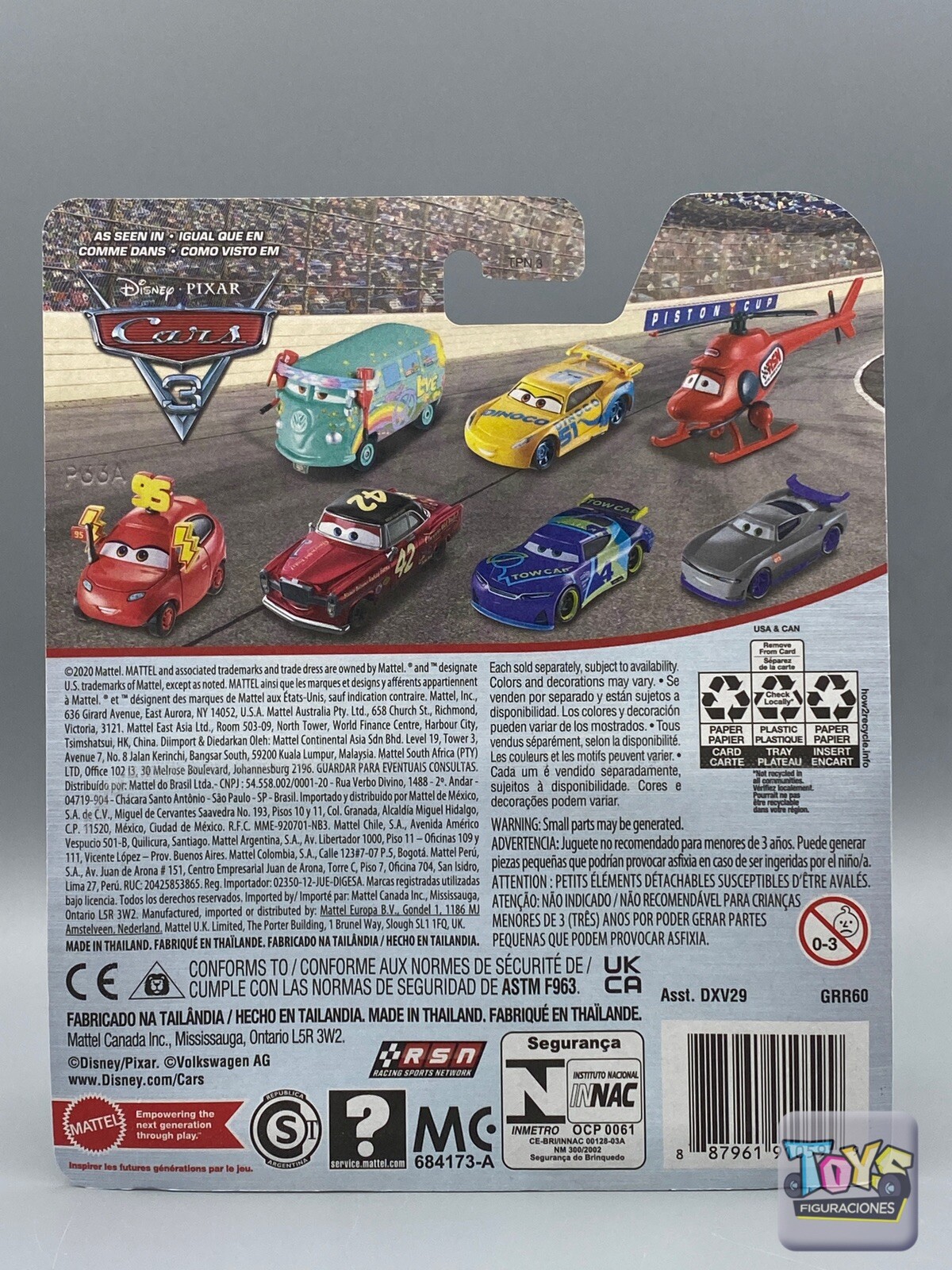 Disney Pixar Cars KRIS REVSTOPSKI YELLOW FLAG Metal Series New For 2021