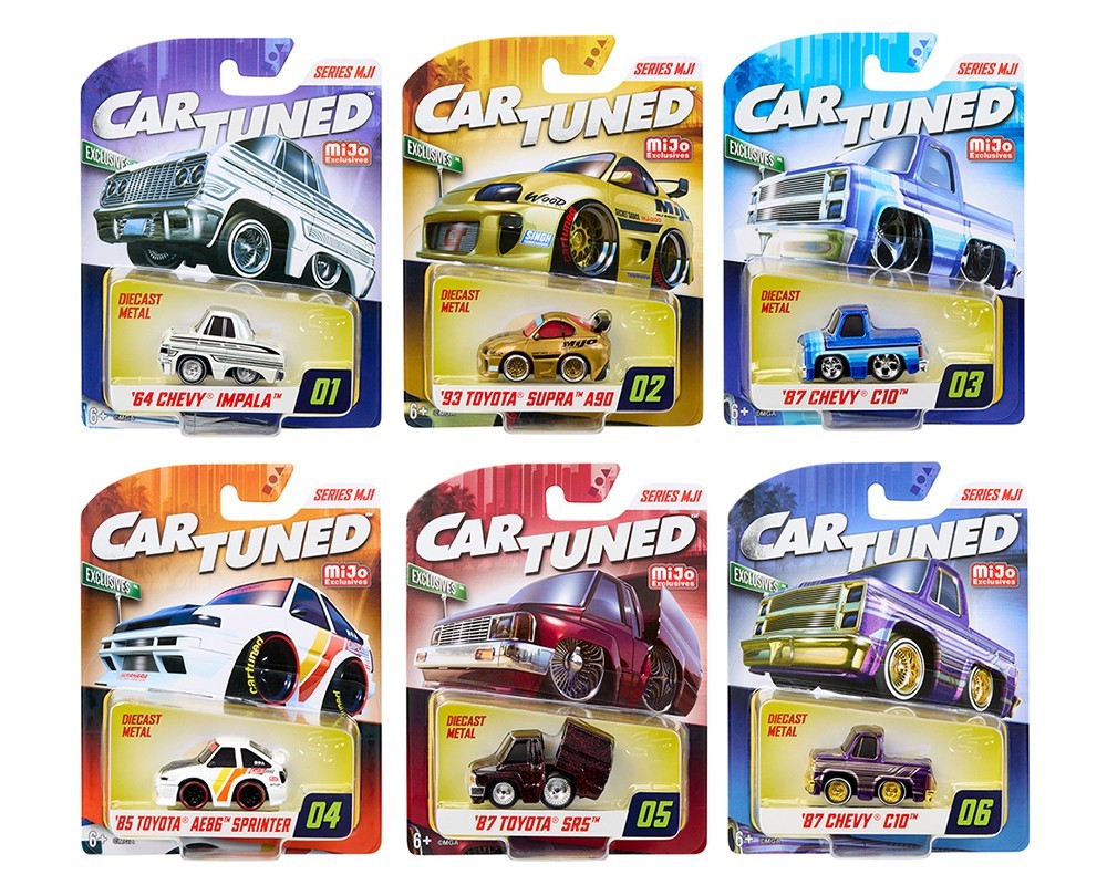 CarTuned 1:64 Mijo Exclusives Series MJ1 Assortment of 6 Cars Set, Factory Seal
