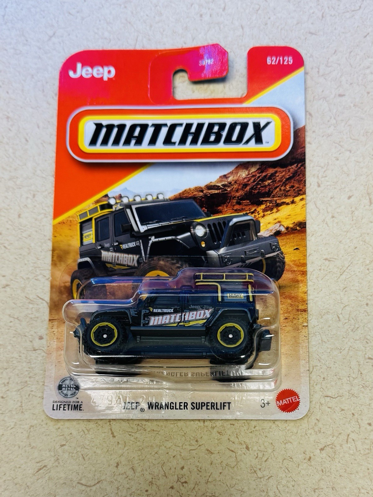 2026 Matchbox JEEP WRANGLER SUPERLIFT 62/125 vhtf