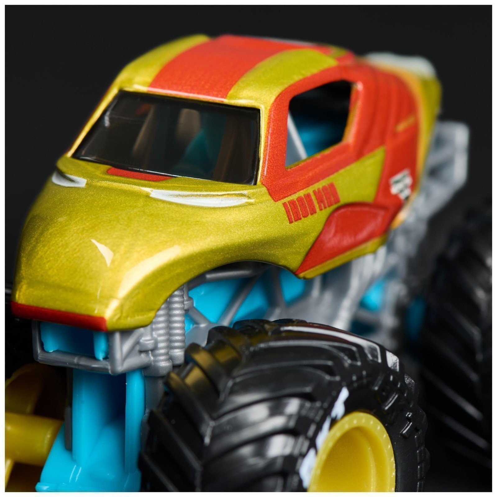 Monster Jam Marvel Iron Man Vs. War Machine Die-Cast Monster Trucks 1:64 Scale