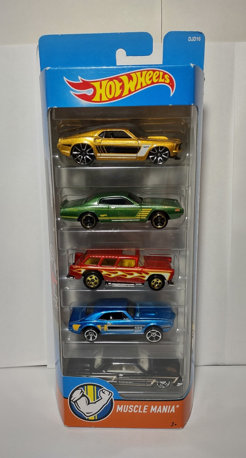 Hot Wheels Muscle Mania 5pk Firebird Error Variant Mustang Nomad Impala Charger