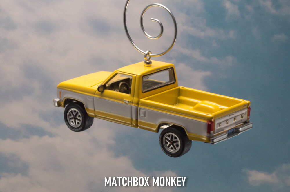 1983 Ford Ranger XL Pickup Truck Custom Christmas Tree Ornament 4X4 RARE Adorno